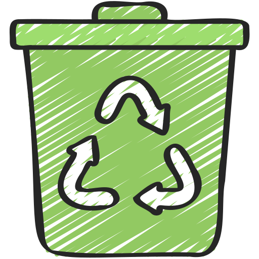 Recycle bin free icon