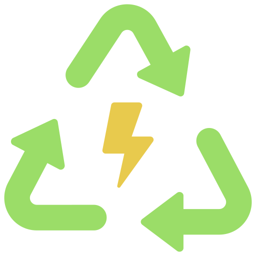 energía renovable icono gratis