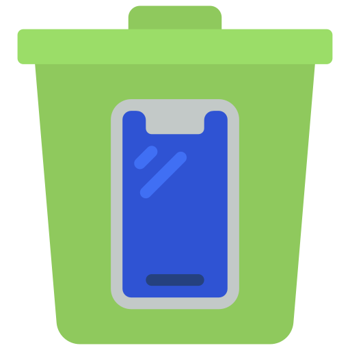 residuos electrónicos icono gratis