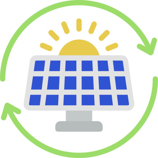 energía solar icono gratis