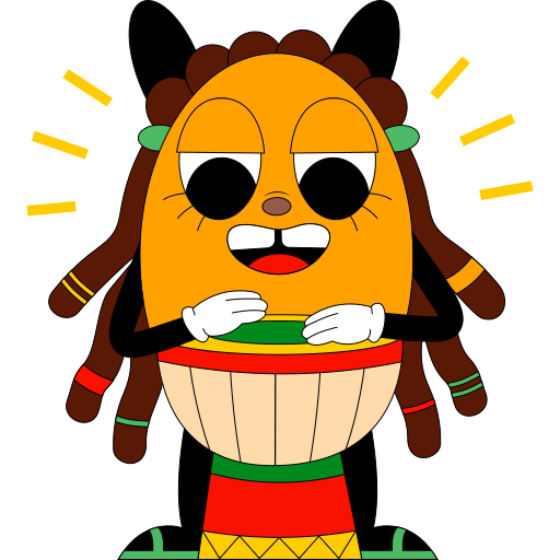 Rasta free sticker