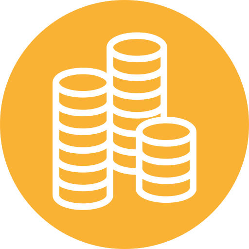 Money stack free icon