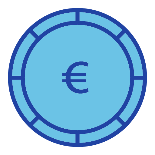 euro icono gratis