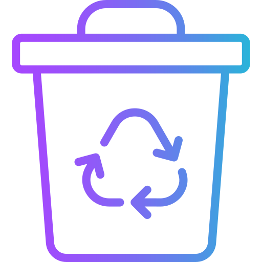 papelera de reciclaje icono gratis