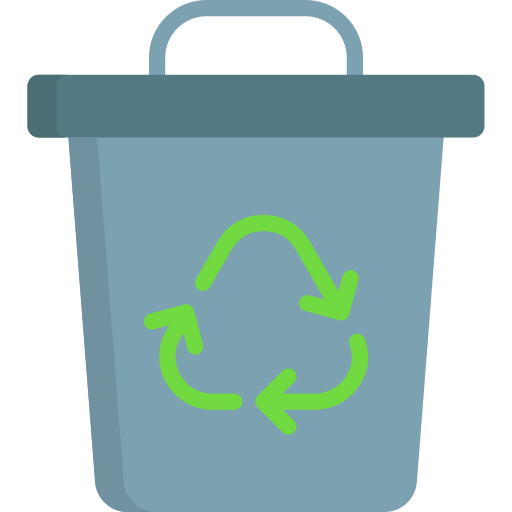 papelera de reciclaje icono gratis