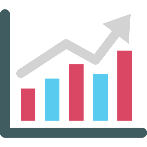 Growth chart free icon Growth chart free icon
