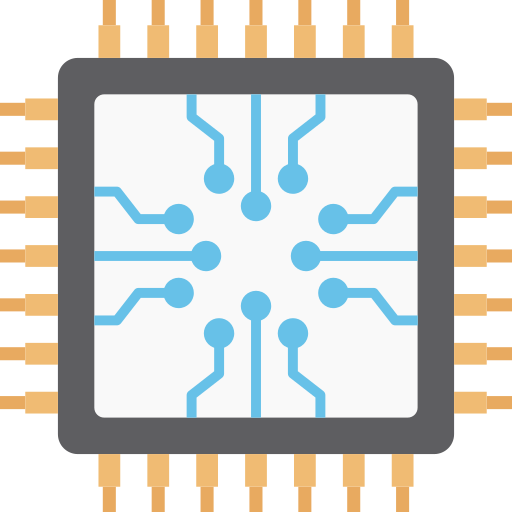 microprocesador icono gratis