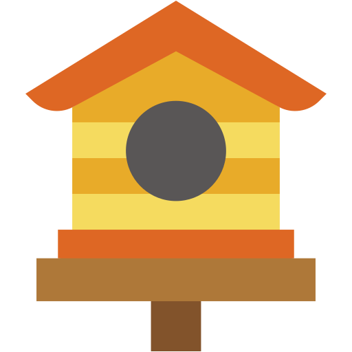 casa de pájaros icono gratis