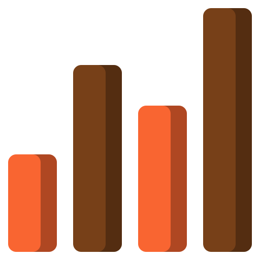 Up chart free icon