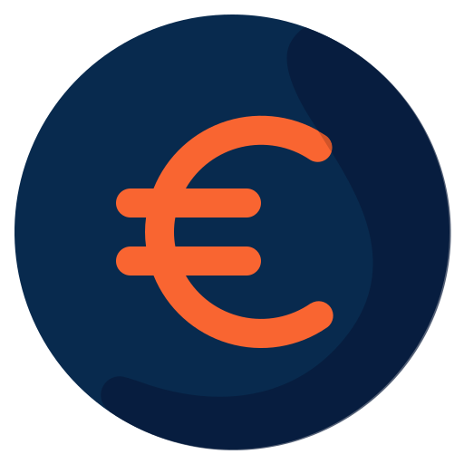 euro icono gratis