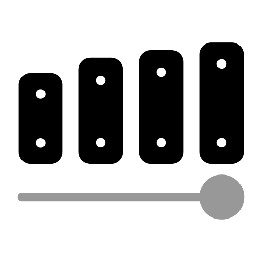 xilófono icono gratis
