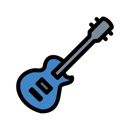 Electric guitar - Free music and multimedia icons