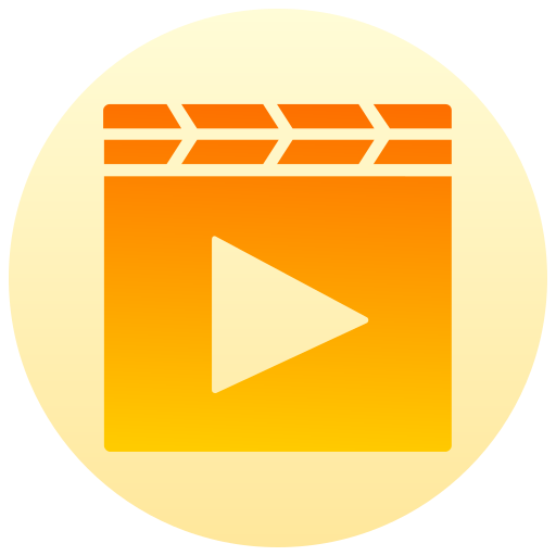 reproductor de video icono gratis