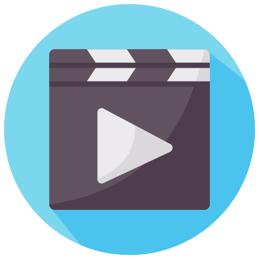 reproductor de video icono gratis