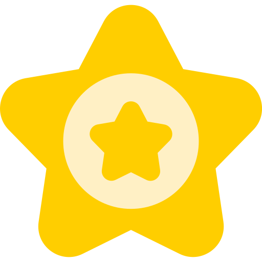 insignia de estrella icono gratis