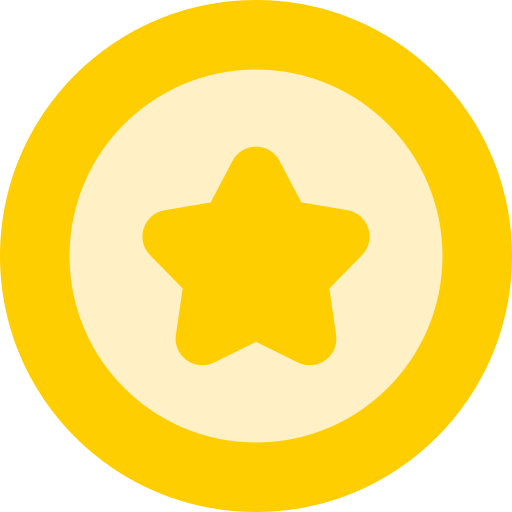 insignia de estrella icono gratis