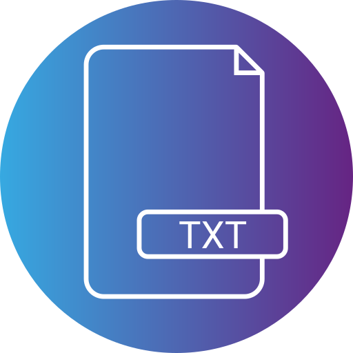 txt icono gratis