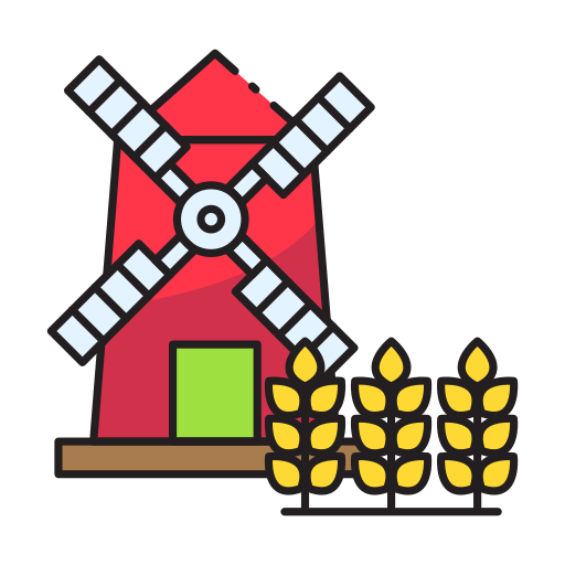 molino de harina icono gratis