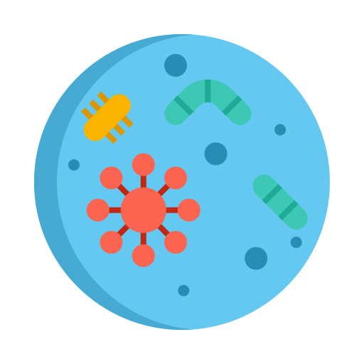 Microbiology - Free education icons