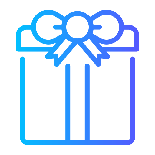 caixa de presente grátis ícone