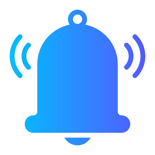 campana de notificación icono gratis