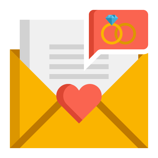 invitación icono gratis