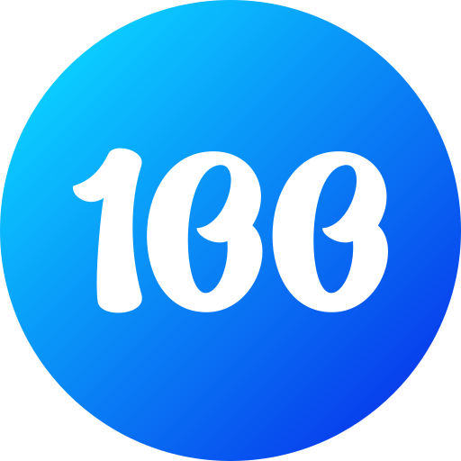 100 Icône gratuit 100 Icône gratuit