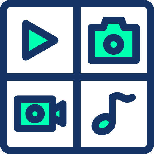 multimedia icono gratis