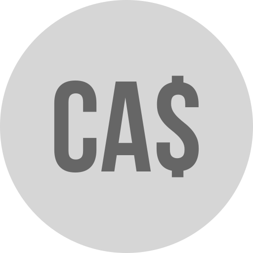 dolar canadiense icono gratis