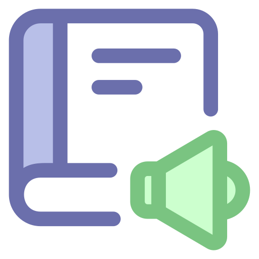 audio libro icono gratis