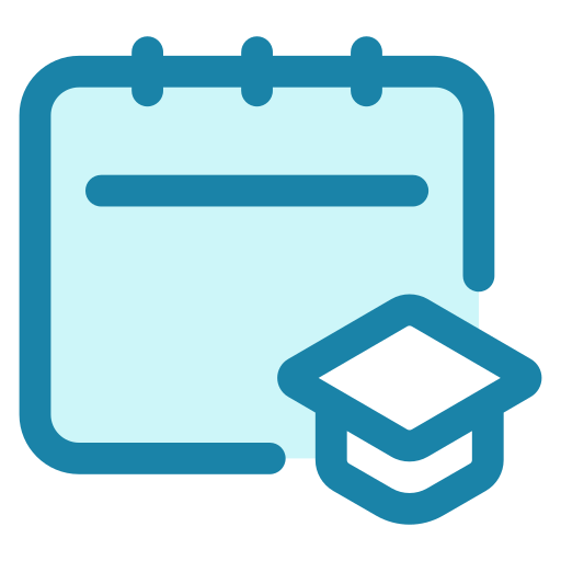 día de graduación icono gratis