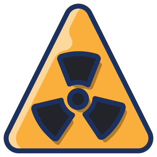 radioactivo icono gratis