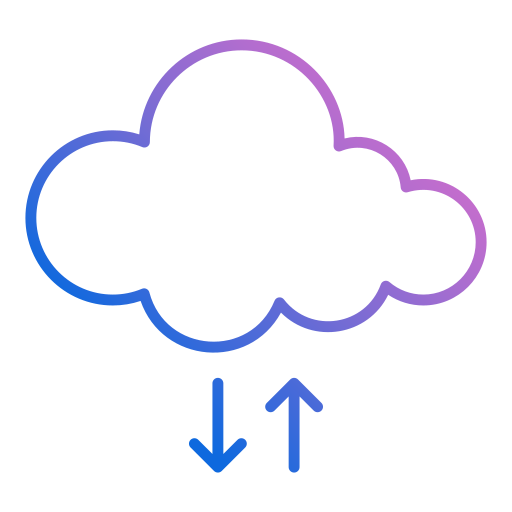 computación en la nube icono gratis