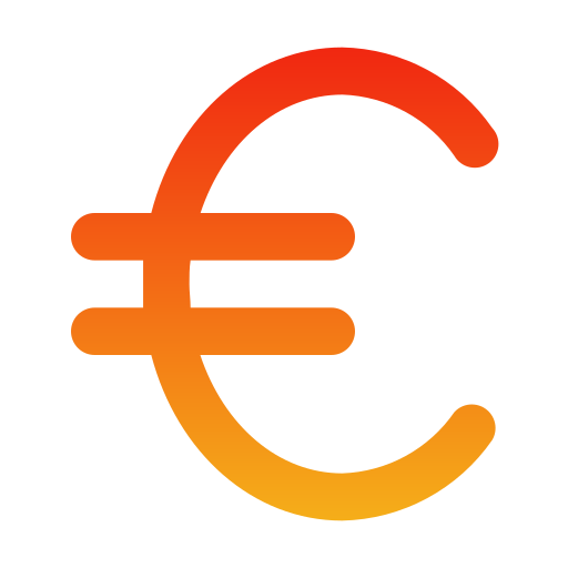 euro icono gratis