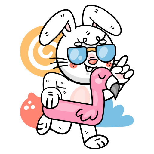soirée piscine gratuit sticker