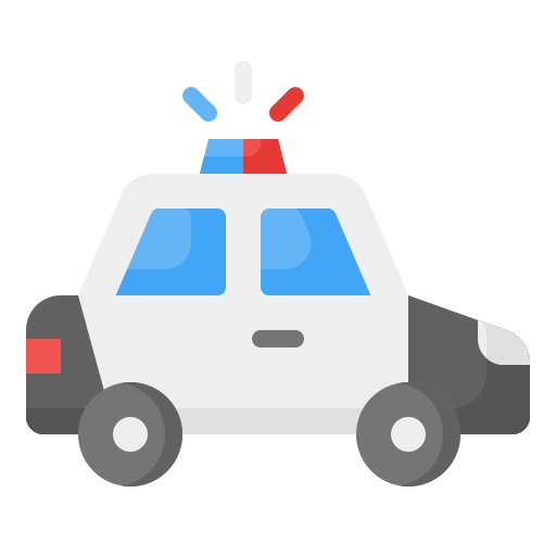 Police car - Free transport icons