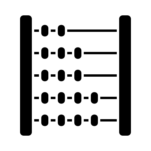 Abacus math free icon Abacus math free icon