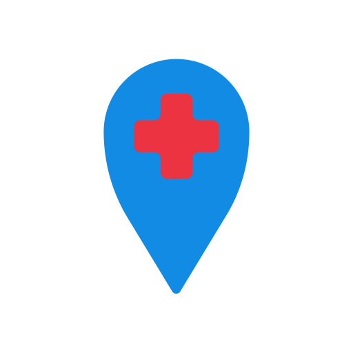 centro médico icono gratis