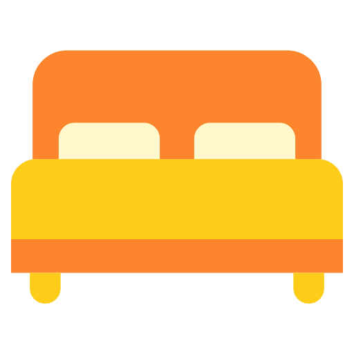 Double bed free icon Double bed free icon
