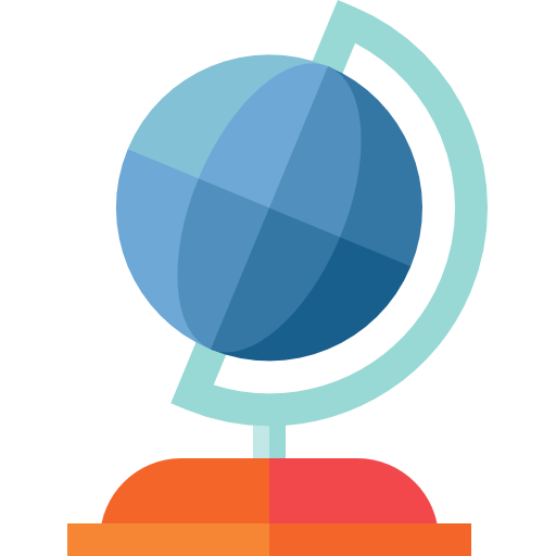 geografía icono gratis