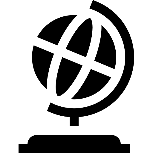 geografía icono gratis