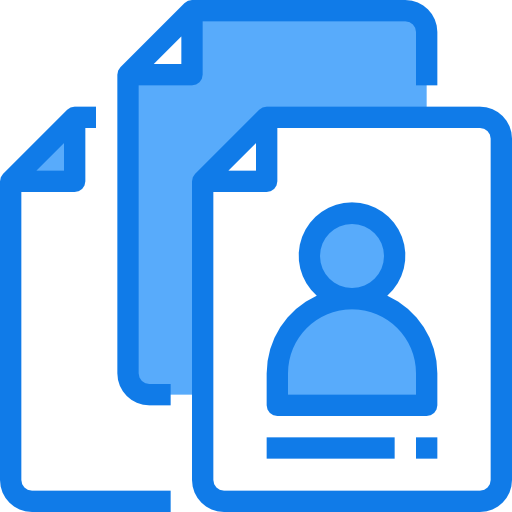 currículum icono gratis