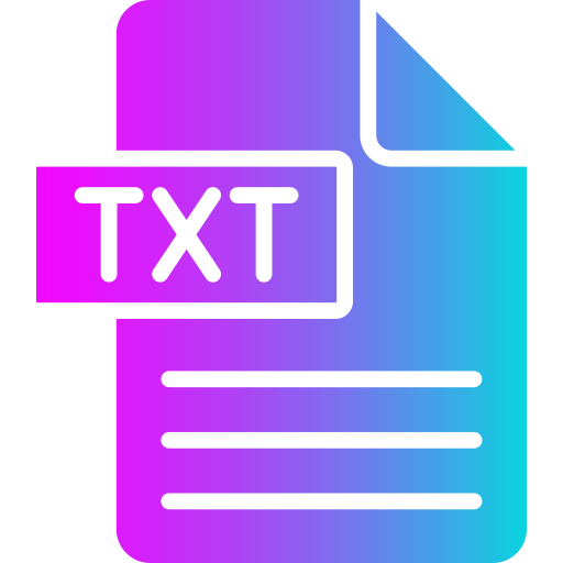 txt icono gratis