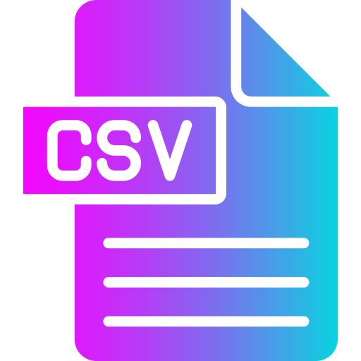 csv icono gratis