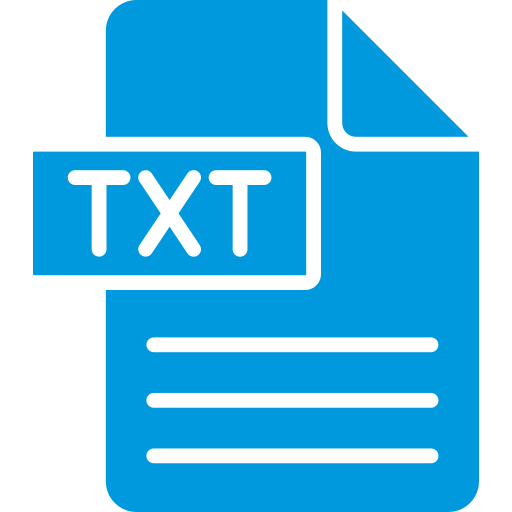 txt icono gratis