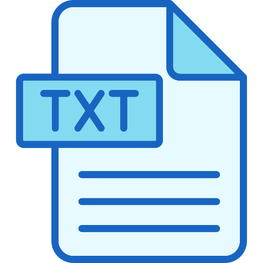 txt icono gratis