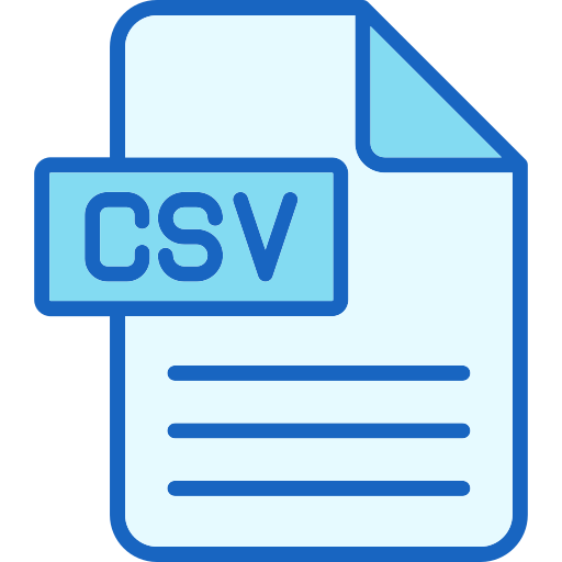 csv icono gratis