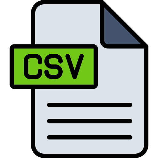 csv icono gratis