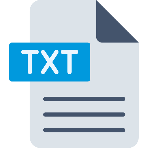 txt icono gratis