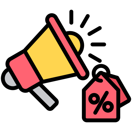 Promotion free icon